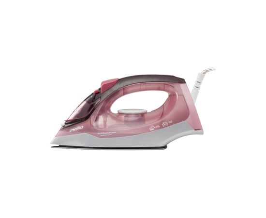 Adler Mesko Home MS 5028 iron Dry & Steam iron Ceramic soleplate 2600 W Grey, Pink, White