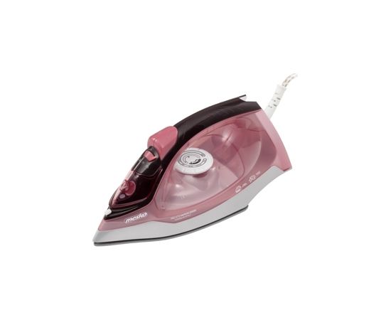 Adler Mesko Home MS 5028 iron Dry & Steam iron Ceramic soleplate 2600 W Grey, Pink, White