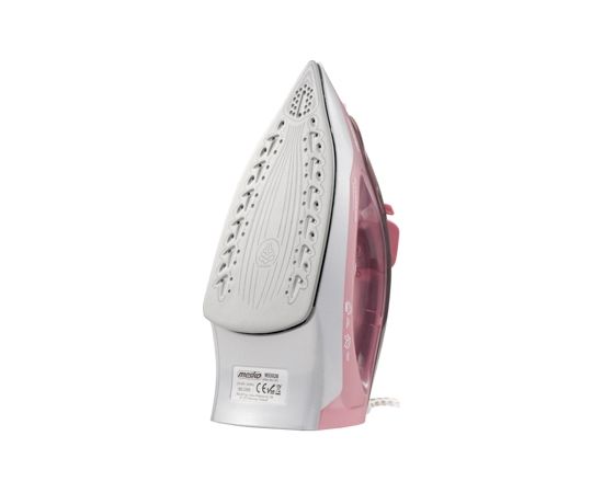 Adler Mesko Home MS 5028 iron Dry & Steam iron Ceramic soleplate 2600 W Grey, Pink, White