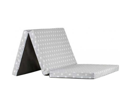 Saliekams matracis 120x60 cm GREY STARS (299)