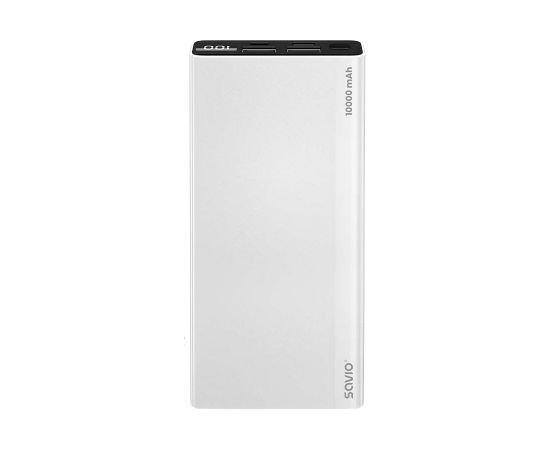 Power Bank 10000 mAh, white SAVIO BA-04