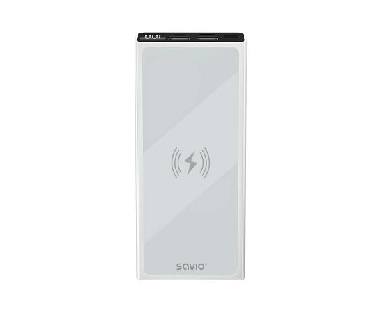 Power Bank 10000 mAh, white SAVIO BA-06