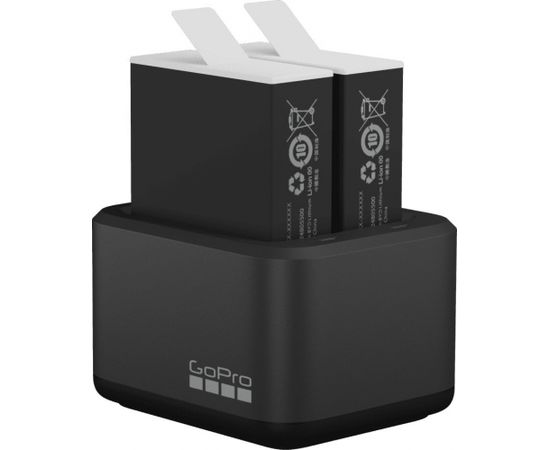 GoPro Dual charger + 2 Enduro batteries Hero9/10 Black (ADDBD-211-EU)