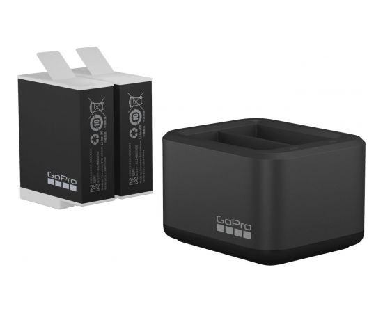 GoPro Dual charger + 2 Enduro batteries Hero9/10 Black (ADDBD-211-EU)