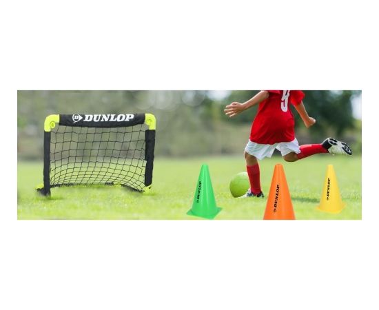 Futbola vārti ar salokāmu tīklu 50x44x44cm Dunlop Для футбола