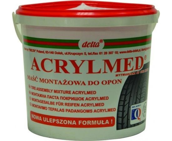 Delta Trade RIEPU Montāžas pasta ACRYLMED RED 4KG