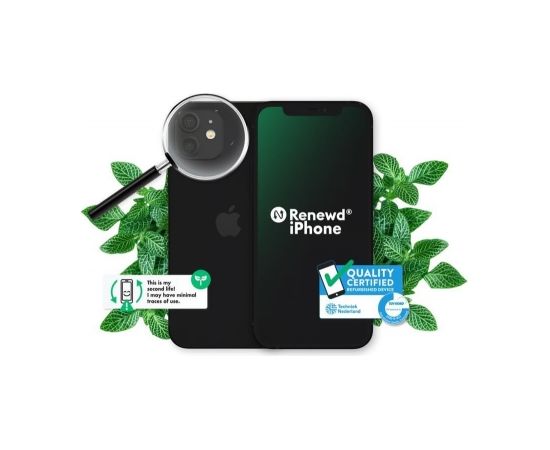 MOBILE PHONE IPHONE 12 128GB/BLACK RND-P191128 APPLE RENEWD Mobilie telefoni