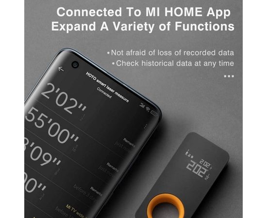 Xiaomi Hoto HTE0002EU Smart Laser Measure Black