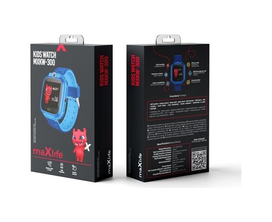 Maxlife MXKW-300 Smartwatch Kids Bērnu Viedpulkstenis / LBS / SMS / Zvana Funkcija / SOS Funkcija