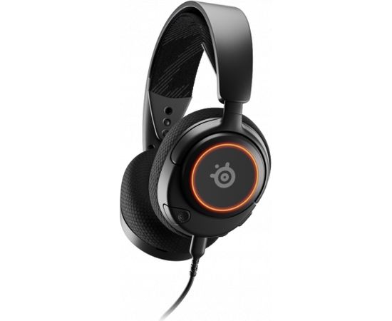 SteelSeries Gaming Headset Arctis Nova 3 Over-Ear, Built-in microphone, Black, Noice canceling