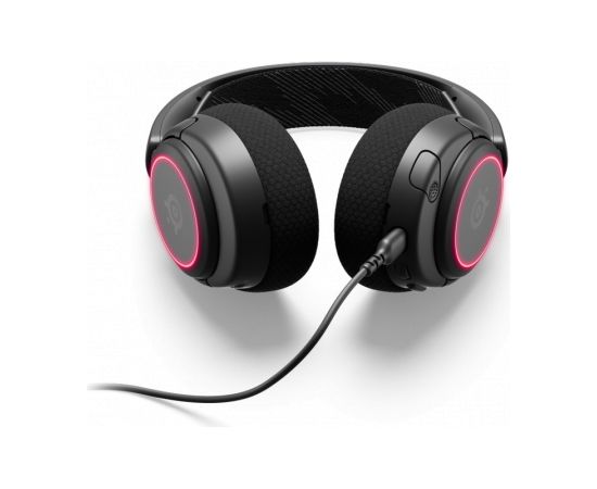SteelSeries Gaming Headset Arctis Nova 3 Over-Ear, Built-in microphone, Black, Noice canceling
