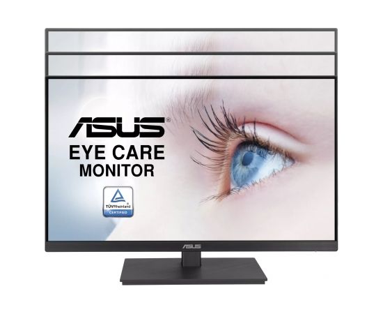 Asus Eye Care Monitor VA27EQSB 27 ", IPS, FHD, 1920x1080, 16:9, 5 ms, 300 cd/m², Black, 75 Hz, HDMI ports quantity 1