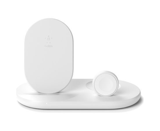 Belkin 3-in-1 Wireless Charger for Apple Devices BOOST CHARGE White