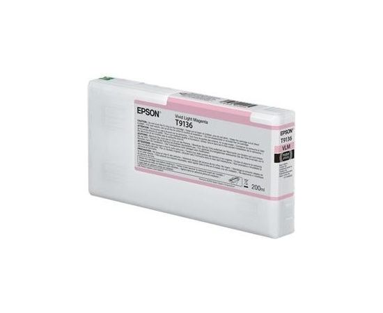 Epson T9136 Ink Cartridge, Light Magenta