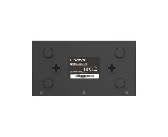 Linksys Switch LGS108 Unmanaged, Desktop, 1 Gbps (RJ-45) ports quantity 8, Power supply type External