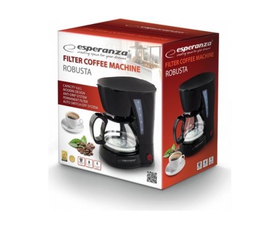 Esperanza EKC006 coffee maker Drip coffee maker 0.6 L