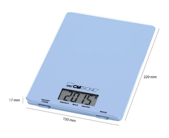 Kitchen Scales Clatronic KW3626B, blue