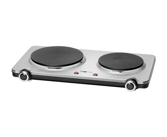 Clatronic Stainless steel double hotplate