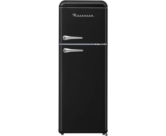 Retro fridge Ravanson LKK210RB black