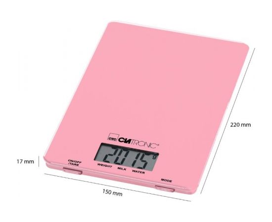 Kitchen Scales Clatronic KW3626, pink