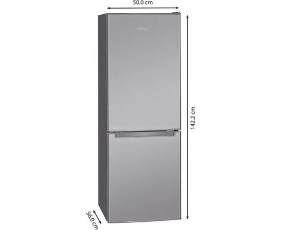 Fridge/Freezer Bomann KG7331IX, inox Холодильники