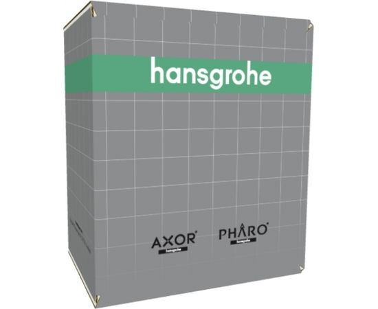 Hansgrohe iebūvējamā termostata Ecostat S virsapmetuma daļa, ar 2 izejām, hroms