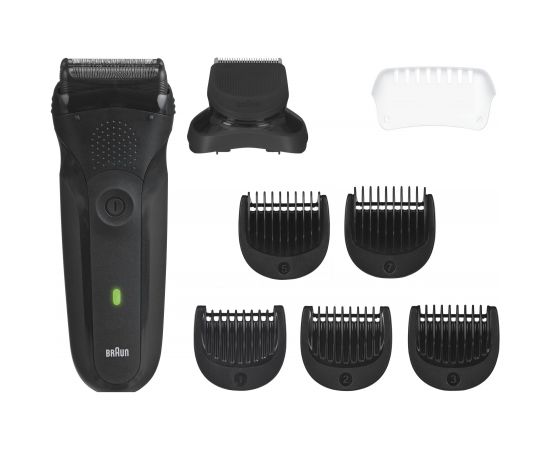 Braun Series 3 300BT Rotation shaver Trimmer Black, Green