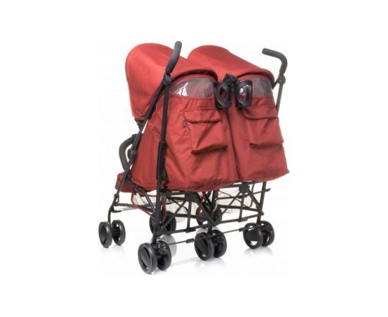 Dvīņu ratiņi 4baby TWINS dark turkus AKCIJA Bērnu rati