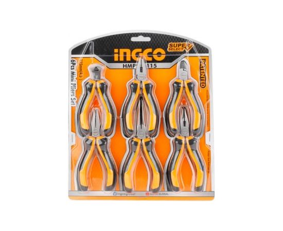 Mini pliers set INGCO HMPS06115, 6 Pcs