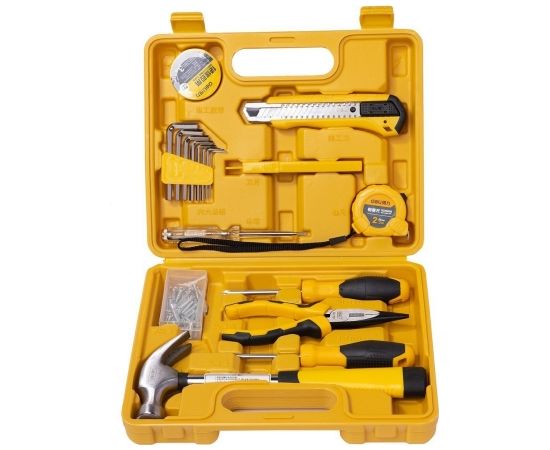Household Tool Set 18 pcs Deli Tools EDL1018J