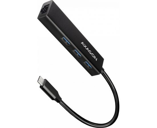 Axagon HMC-GL3A SUPERSPEED USB-C HUB + GIGABIT LAN