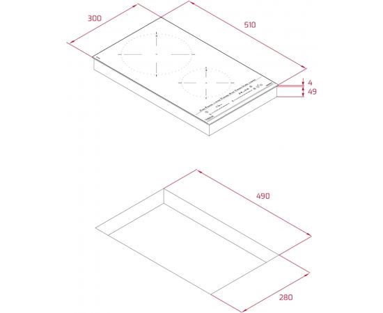 Built in induction hob Teka IZC32600MSTBK