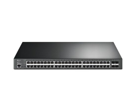 TP-Link TL-SG3452XP JetStream PoE Switch Managed L2+ Gigabit Ethernet (10/100/1000) Power over Ethernet (PoE) 1U Black