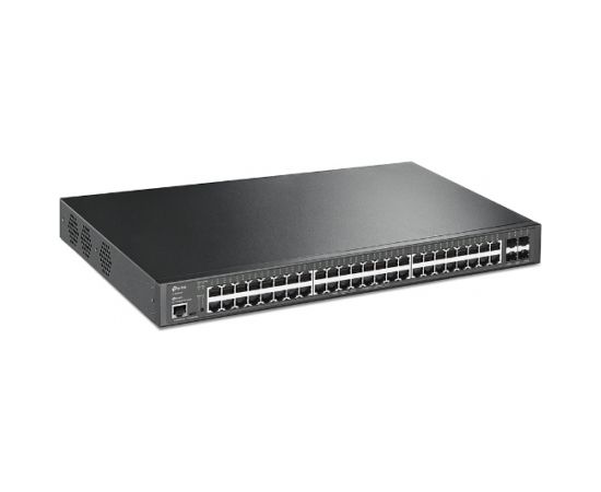 TP-Link TL-SG3452XP JetStream PoE Switch Managed L2+ Gigabit Ethernet (10/100/1000) Power over Ethernet (PoE) 1U Black