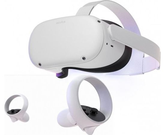 (Ir veikalā) Oculus Meta Quest 2 128GB White Virtuālās realitātes brilles