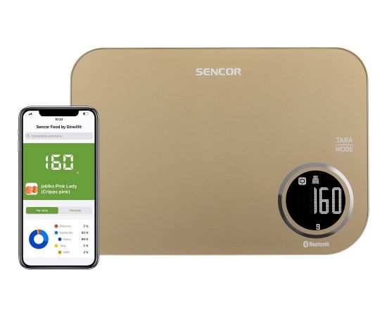 Smart Bluetooth kitchen scale Sencor SKS7077CH