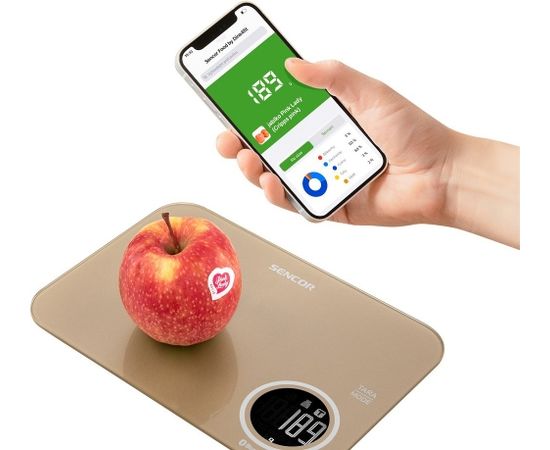 Smart Bluetooth kitchen scale Sencor SKS7077CH