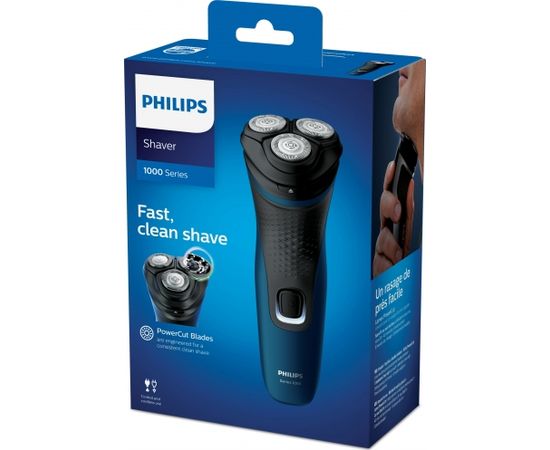 Philips 1000 series PowerCut Blades Dry electric shaver, Series 1000