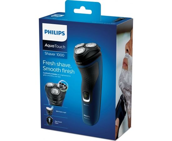 Philips S1121/41 men's shaver Rotation shaver Black
