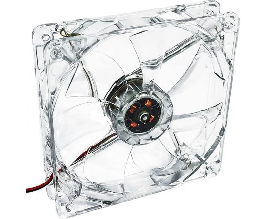 Akyga AW-12A-BR computer cooling component Computer case Fan 12 cm 1 pc(s) Transparent