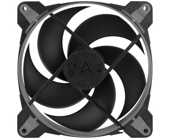 ARCTIC BioniX P120 (Grey) – Pressure-optimised 120 mm Gaming Fan with PWM PST