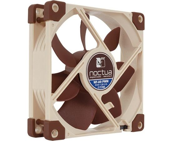 Noctua NF-A9 PWM computer cooling component Computer case Fan 9.2 cm Beige, Brown