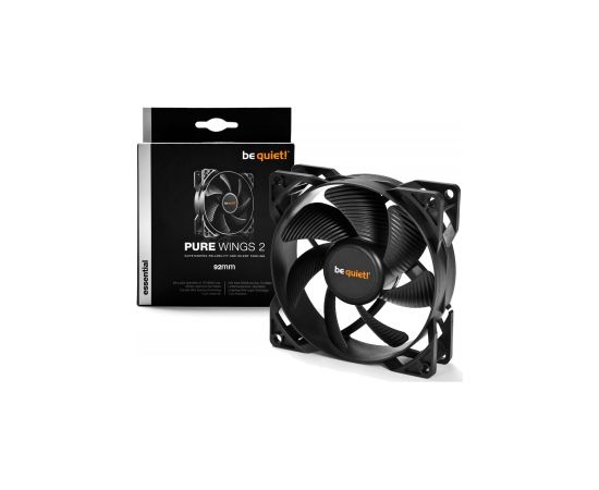 be quiet! PURE WINGS 2, 92mm Computer case Fan 9.2 cm Black