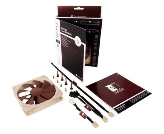 Noctua NF-P12 PWM computer cooling component Computer case Fan Brown, White