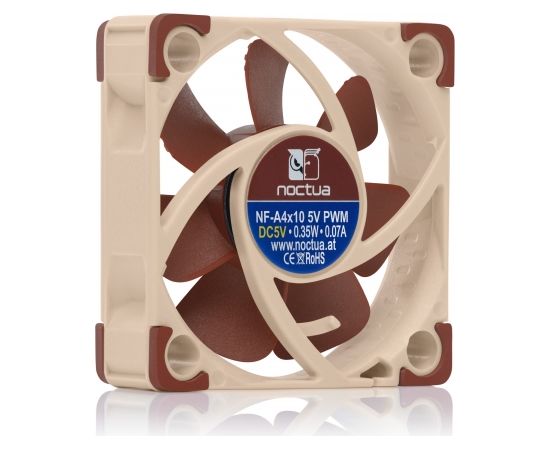 Noctua NF A4x10 5V PWM Computer case Fan 4 cm Brown