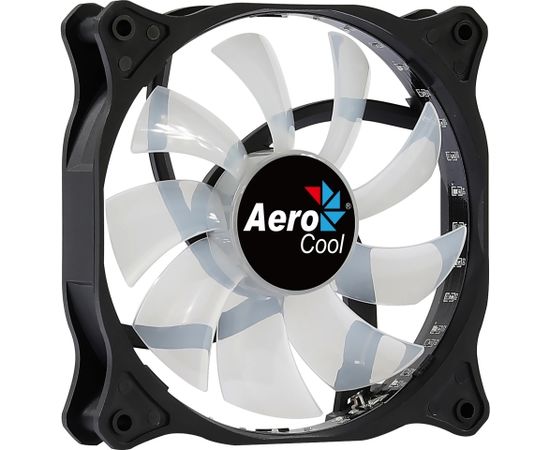 Aerocool COSMO12FRGB PC Fan 12cm LED RGB Molex Connector Silent Black