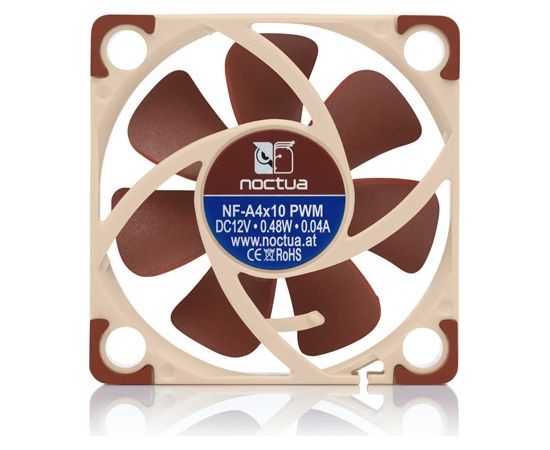 Noctua NF A4x10 PWM Computer case Fan 4 cm Beige, Red