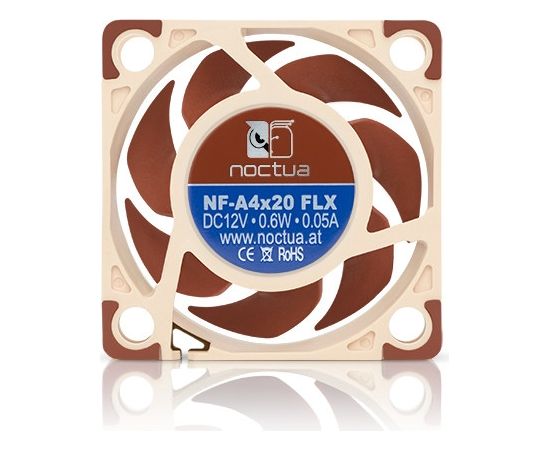 Noctua NF-A4x20 FLX Computer case Fan 4 cm Beige, Brown