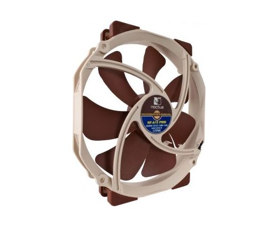 Noctua NOC-NF-A15-PWM computer cooling component Computer case Fan 14 cm Beige, Brown 1 pc(s)