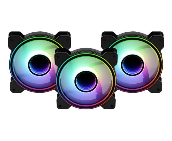 Aerocool Mirage 12 ARGB Pro Computer case Cooling set 12 cm Black